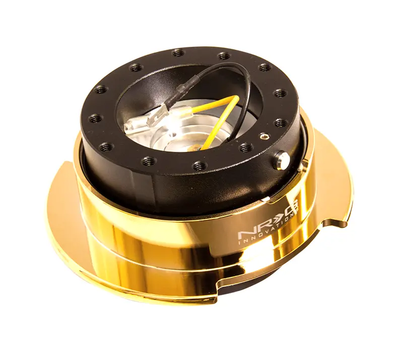 Nrg 2.5 Series Quick Release Black Body W/ Gold Ring Srk 250Bk/Cgd 1