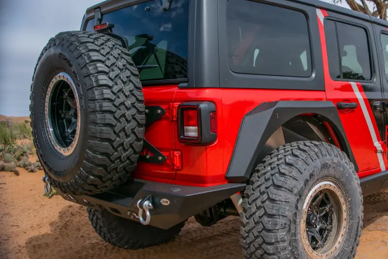 Dv8 Offroad Jl Tailgate Tire Carrier – Compatible With 2018+ Jeep Wrangler Jl Models 1