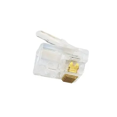 Telephone 6 Conductor Rj12 Plugs, Pkg/10 (100-106-10) 1