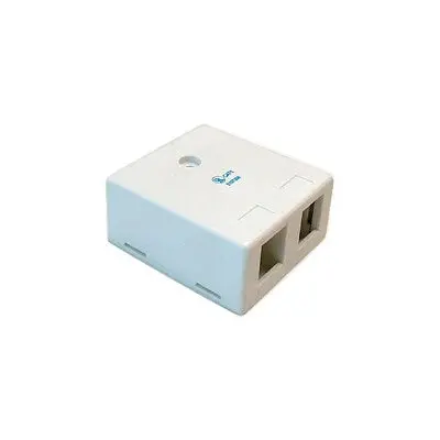 Rj45 Box - Surface Mount Dual (100-412) 1