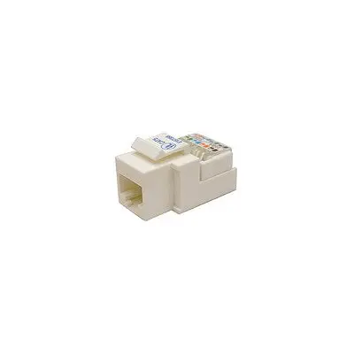 Keystone Rj45 Jack - Cat5e, Tool Less, White, Pkg/50 (100-509-50) 1