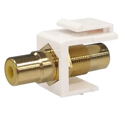 Keystone Feedthru Insert - Rca Female, Yellow (100-530Yw) 1
