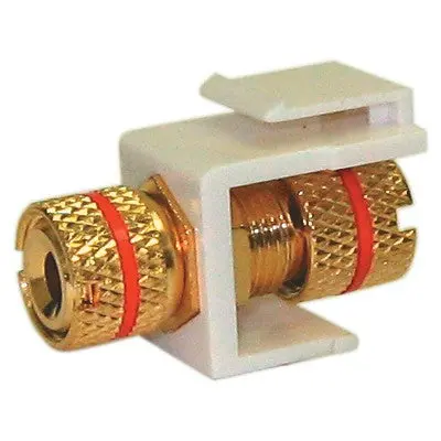 Keystone Feedthru Insert - Binding Post, Red (100-540Rd) 1