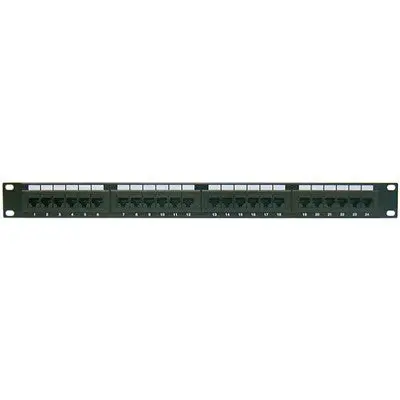 19" Cat5e 24 Outlets, 1.75" H (100-624) 1