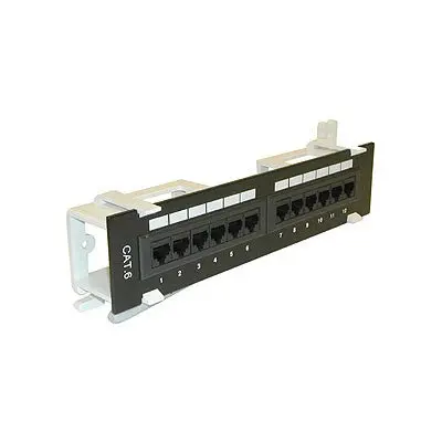 10" Cat6 12 Outlets, 1.75" H (100-710) 1