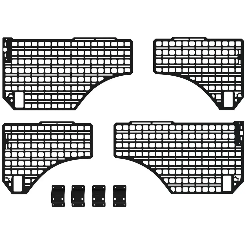 Builtright Industries 09-19 Ram 1500/2500 (5Ft 7In Bed) Full Bedside Rack - 4Pc Set 1
