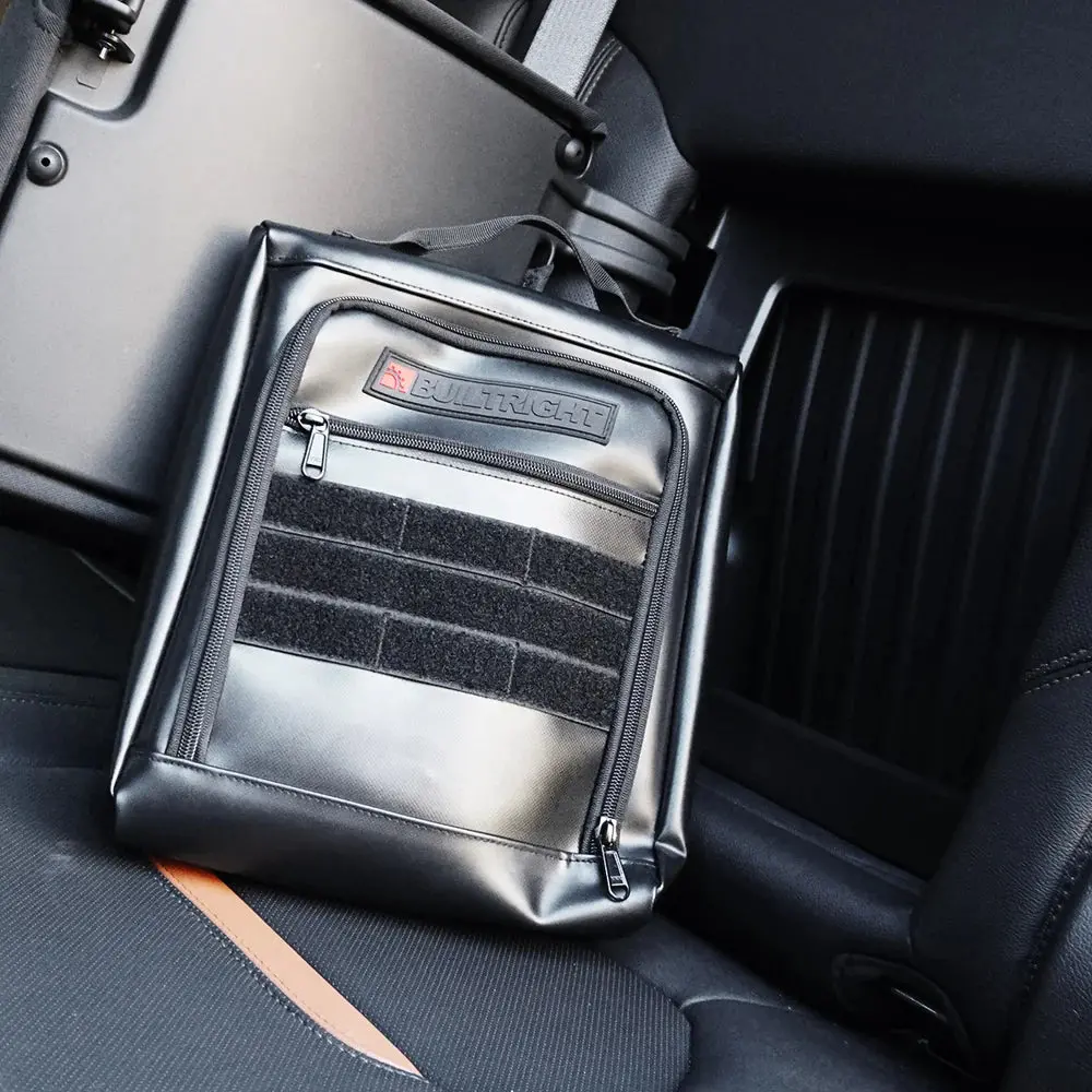 Builtright Industries 2019+ Chevrolet Silverado / Gmc Sierra Rear Seat Cubby Pouch 1