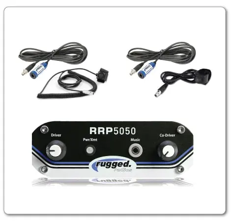 Race Radio Rrp5050 2 Person Race Intercom Kit 1