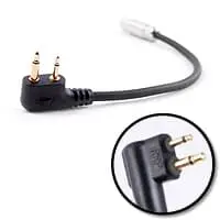 Motorola 2 Pin Handheld Radio Jumper Fly Lead | Compatible With Motorola & Hyt 1
