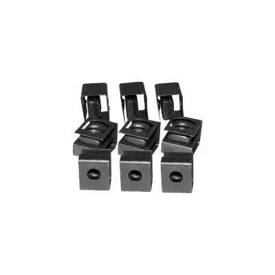 Cage Nuts - 10-32 Black, Pkg/25 (1421N25) 1