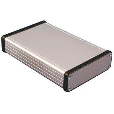 Aluminum Instrument Enclosure - 160 X 103 X 30.5Mm - Aluminum / Metal Ends (1455L1601) 1