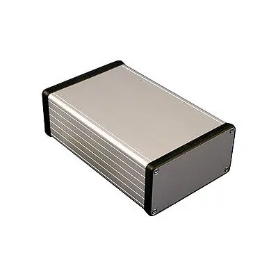 Aluminum Instrument Enclosure - 160 X 103 X 53Mm - Aluminun / Metal Ends (1455N1601) 1