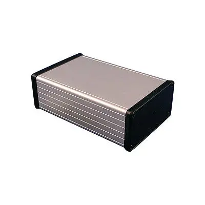 Aluminum Instrument Enclosure - 80 X 54 X 23Mm - Aluminum / Plastic Ends (1455C802) 1