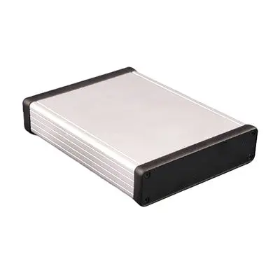 Aluminum Instrument Enclosure - 160 X 125 X 31Mm - Aluminum / Plastic Ends (1455P1602) 1