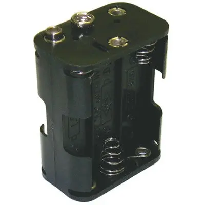 Aa Battery Holder - 6 Cells, 9V Snap (150-362) 1