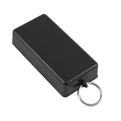 Abs Plastic Miniature Hand Held Enclosure With Key Ring - 80 X 40 X 20Mm - Black (1551Krbk) 1