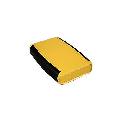 Abs Plastic Hand Held Enclosure - 147 X 89 X 24Mm Soft Side - Yellow / Battery Compartment (1553Dylbkbat) 1