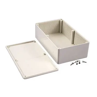 Multipurpose Abs Plastic Enclosure - 190 X 110 X 57Mm - Grey, Card Guide (1591Esgy) 1