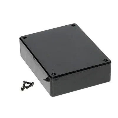 Flame Retardant Abs Plastic Hand Held Enclosure - 121 X 94 X 30Mm - Black (1591Gbk) 1