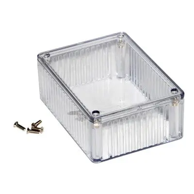 Polycarbonate Multipurpose Translucent Enclosure - 110 X 82 X 40Mm - Clear (1591Stcl) 1