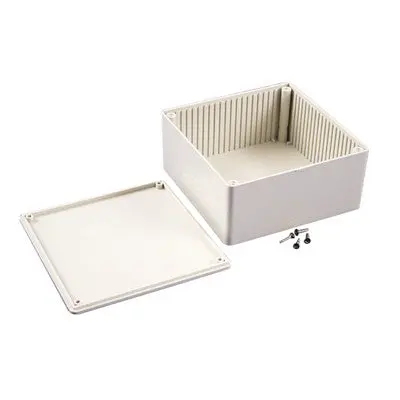 Multipurpose Abs Plastic Enclosure - 120 X 120 X 56 - Grey, Card Guide (1591Usgy) 1