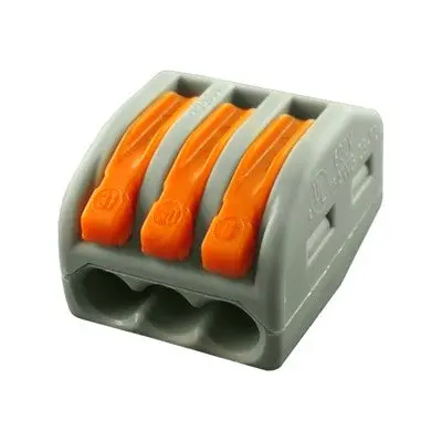 Lever-Nut™ Connector - 3 Wire, 28-12Awg, Pkg/10 (1633-14) 1