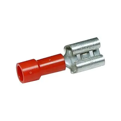 Quick Connect Female Crimp Connector - 22-18 Awg, 0.25" Tab, Pkg/100 (1755-Cs) 1