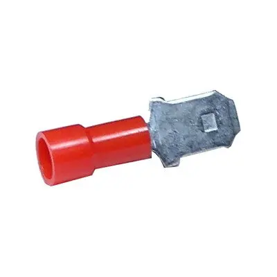 Quick Connect Male Crimp Connector - 22-18 Awg, 0.187" Tab, Pkg/1000 (1752-M) 1