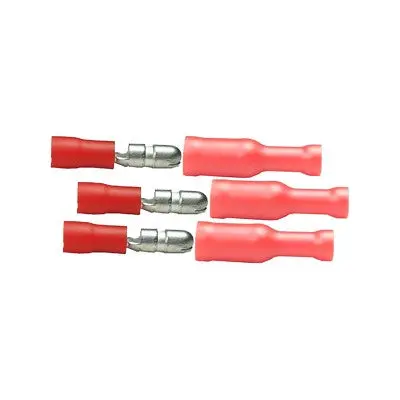 Bullet & Receptacle Combo Set, 22-18Awg, 0.157", Pkg/6 (1785-91) 1