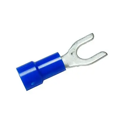 Insulated Spade Crimp Connector 16-14 Awg #8 Hole, Pkg/25 (1824-14) 1
