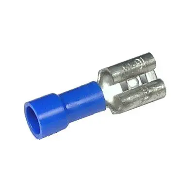 Quick Connect Female Crimp Connector - 16-14 Awg, 0.25" Tab, Pkg/100 (1855-Cs) 1