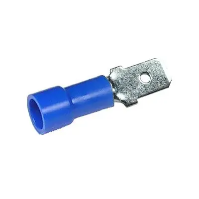 Quick Connect Male Crimp Connector - 16-14 Awg, 0.25" Tab, Pkg/1000 (1856-M) 1