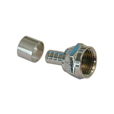 F Type Plug - Rg59 Crimp (F59), Pkg/2 (187-059-2) 1