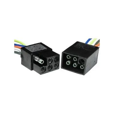 6 Pin Moisture Proof Trailer Connector, 18 Awg (1879-Bp) 1