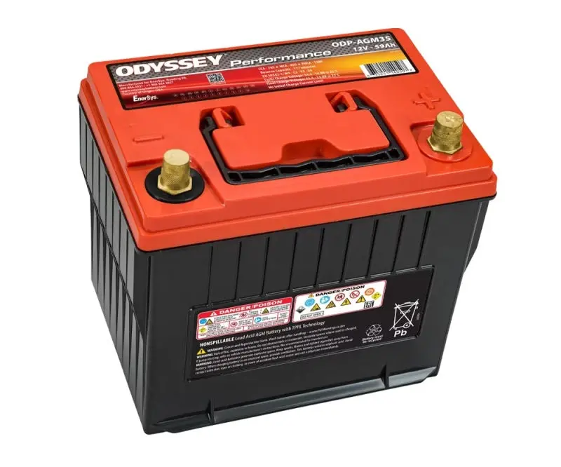 Odyssey Performance Agm Battery Odp-Agm35 For Your 2015+ Subaru Wrx & Sti 1