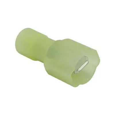 Quick Connect Male Crimp Connector - Full Insul - 12-10 Awg, 0.25" Tab, Pkg/100 (1964-16) 1