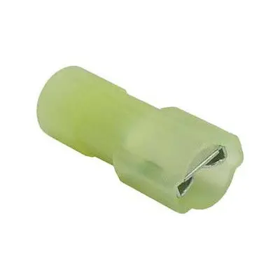 Quick Connect Female Crimp Connector - Full Insul - 12-10 Awg, 0.25" Tab, Pkg/100 (1965-16) 1