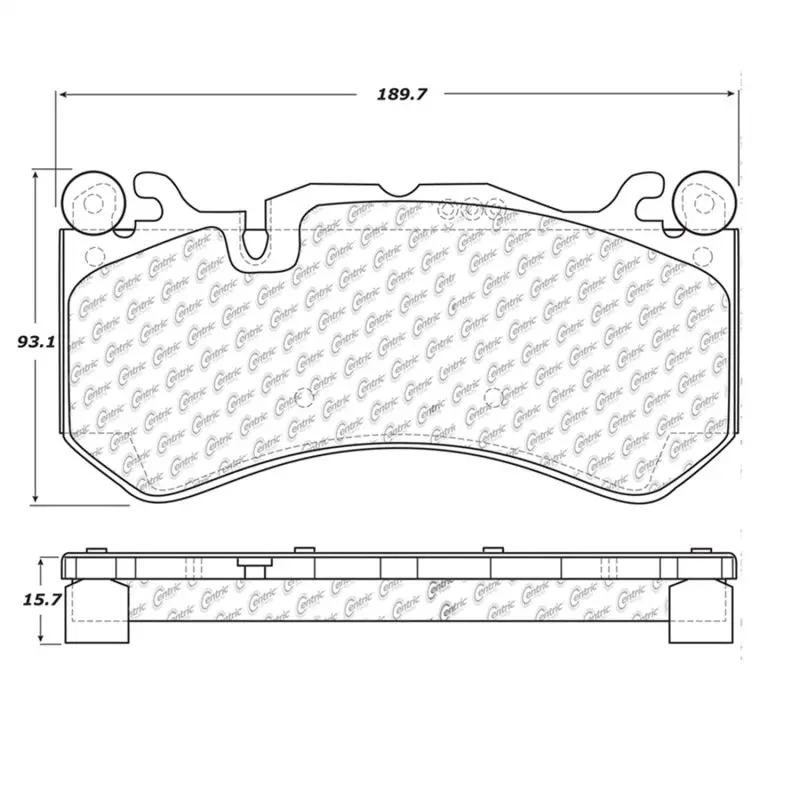 Stoptech Street Touring Brake Pads – Front Axle For Mercedes-Benz Models 1