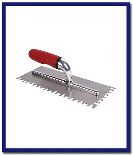 Dta Bright Steel Tiger Trowel 12Mm (1 Pc) 1