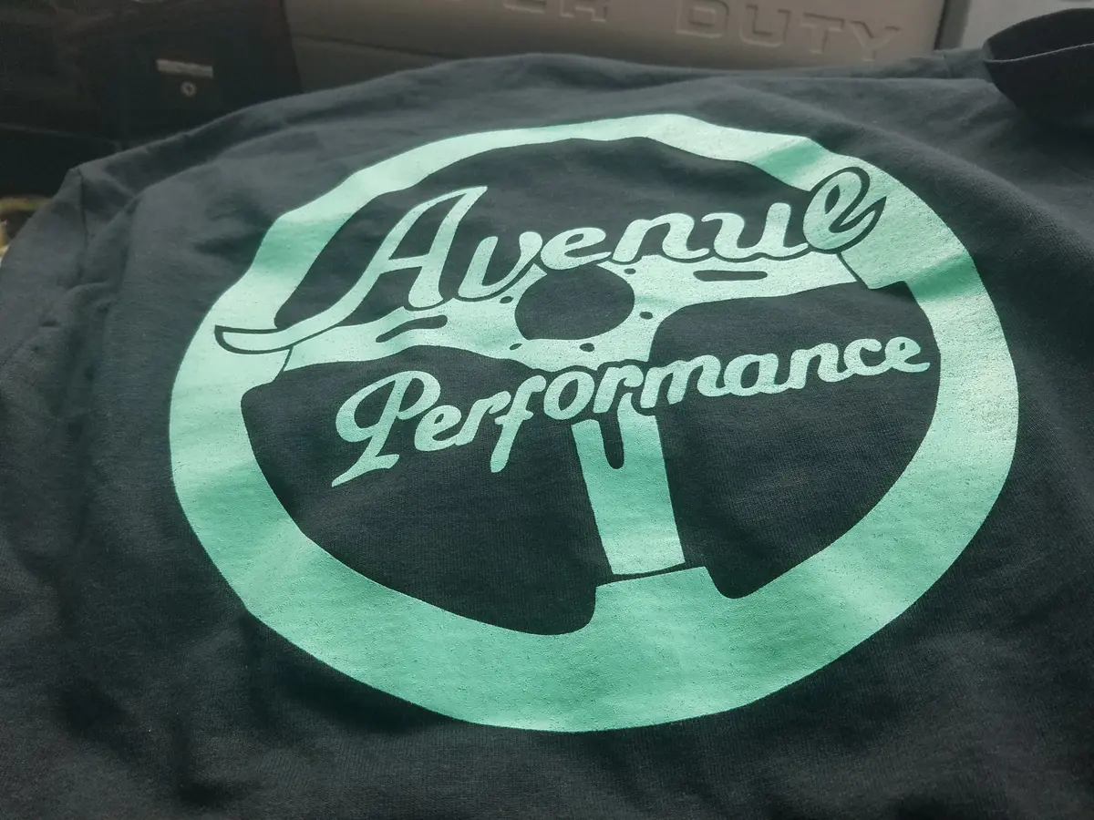 Avenue Performance Steering Wheel Shirt (Black & Minty) 1
