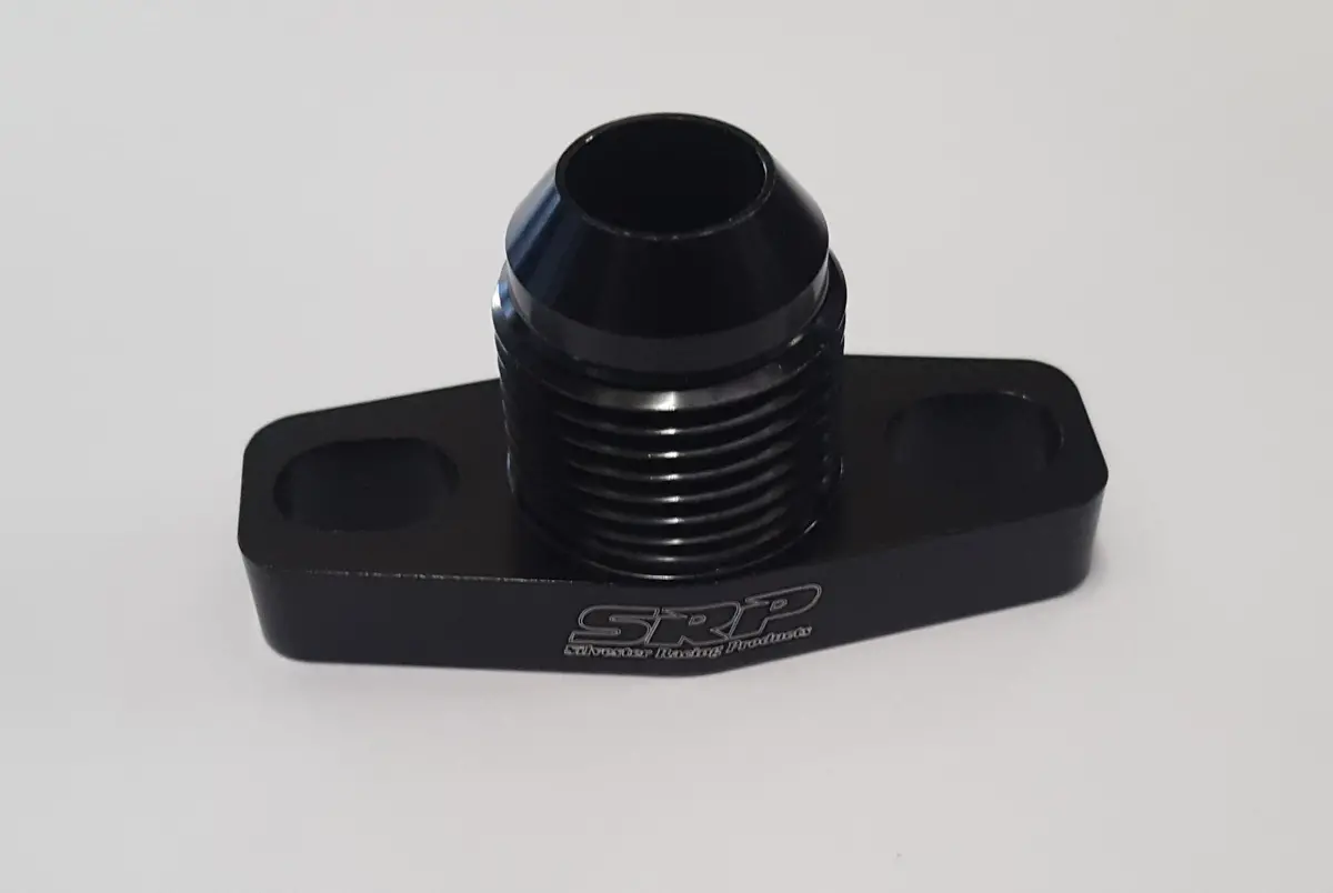 Turbo Oil Drain 42Mm Pcd -10 Male Thread Fitting Black 1