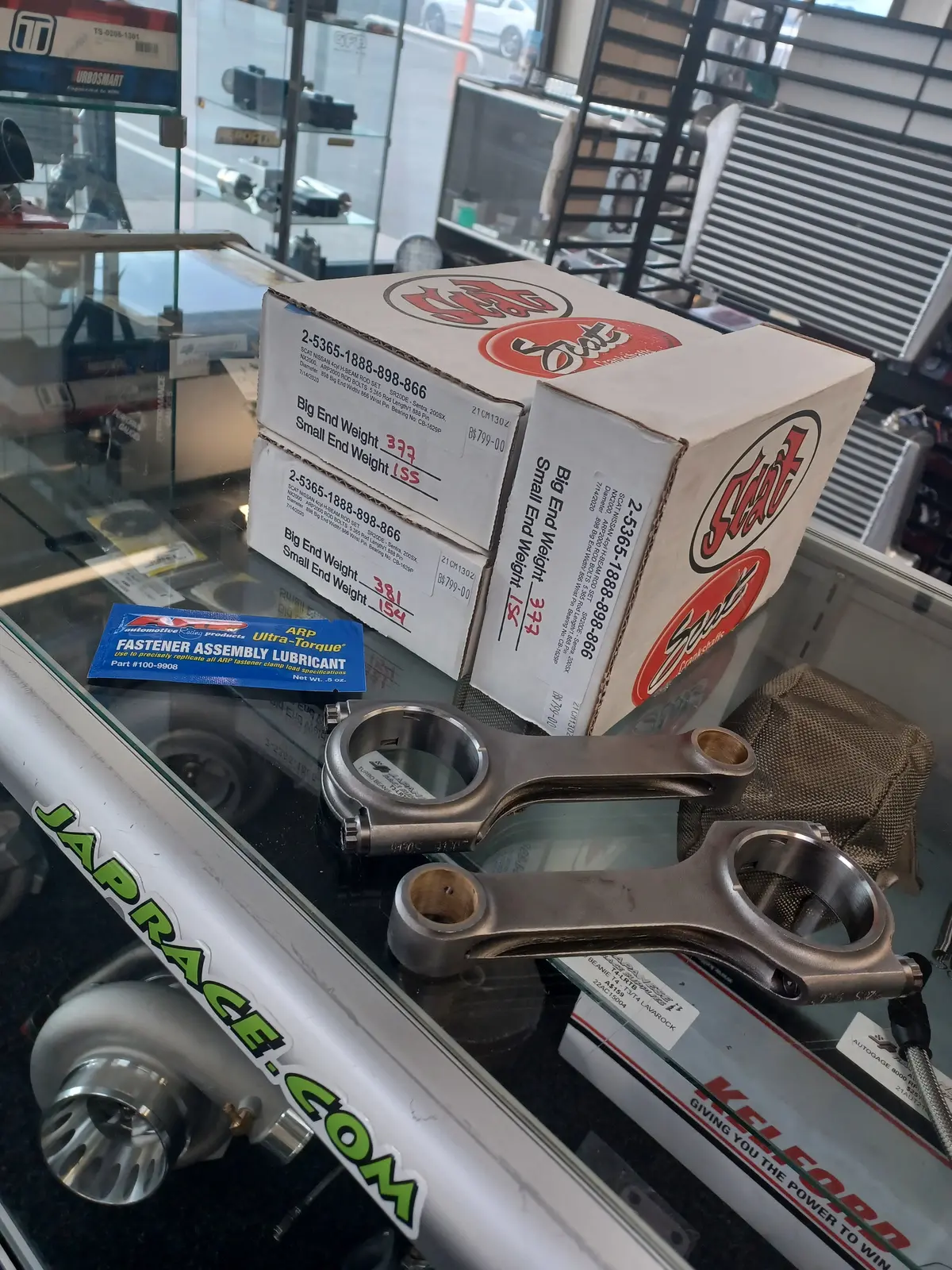 Scat Forged H-Beam Rods Nissan Sr20det 1