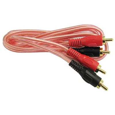2 X Rca Plugs To 2 X Rca Plugs - Deluxe Gold, 6Ft (210-506) 1
