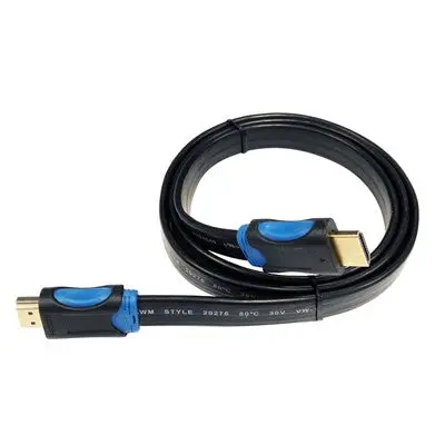 Flat High Speed Hdmi Cable With Ethernet M-M, 1M (214-4701) 1
