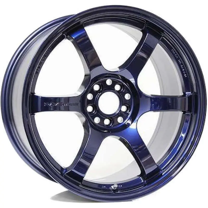 Gram Lights 57Dr 18X9.5 +38 5X114.3 Eternal Blue Pearl Wheel 1