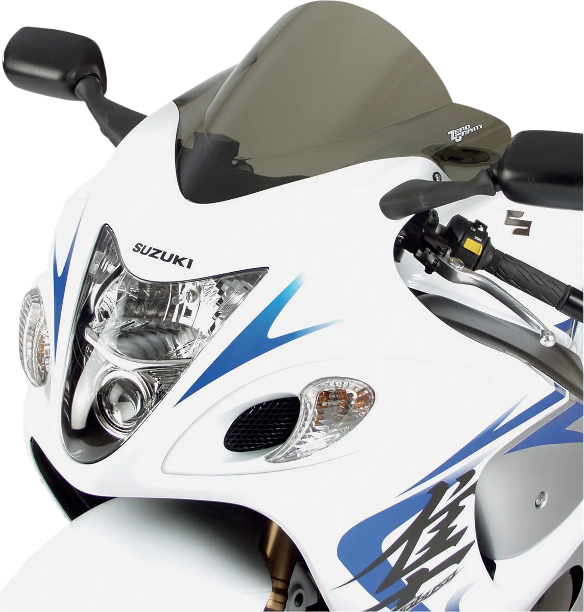 Zero Gravity Light Smoke Double Bubble Windscreen For Suzuki Hayabusa (Part #16-134-02) 1
