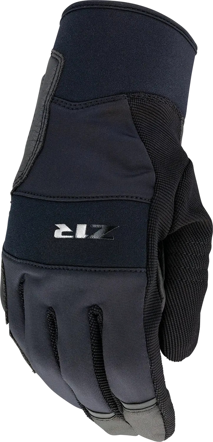 Z1R Billet Motorcycle Gloves – Black, Large (Part #3330-7556) 1