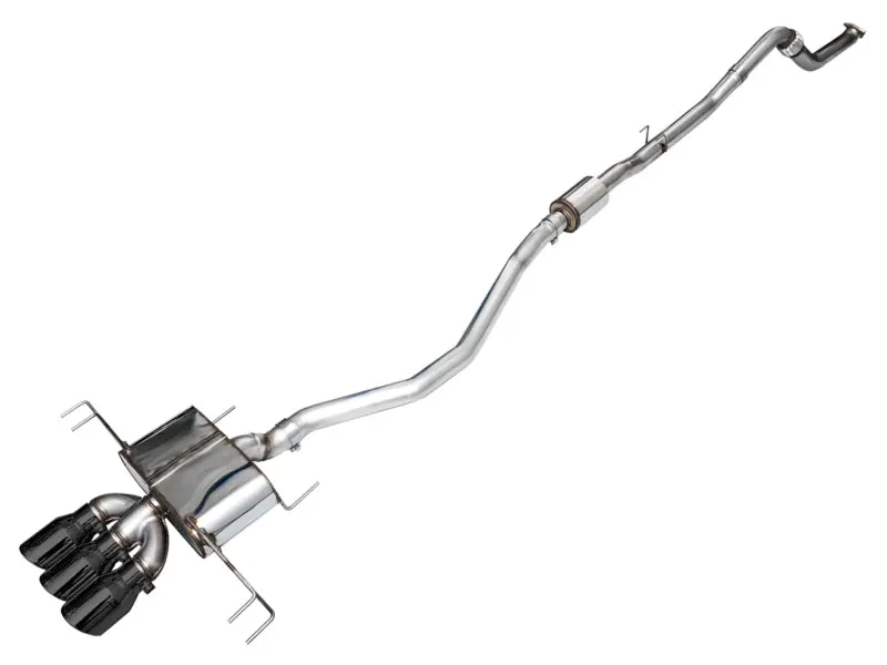 Awe Tuning 2023 Honda Civic Type R Fl5 Touring Edition Exhaust W/ Triple Diamond Black Tips 1