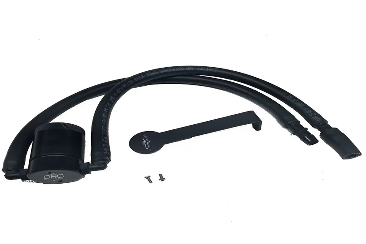 J&L Oil Separator 3.0 Driver Side, Black Anodized (2012-2017 Jeep Wrangler Jk 3.6L) 1