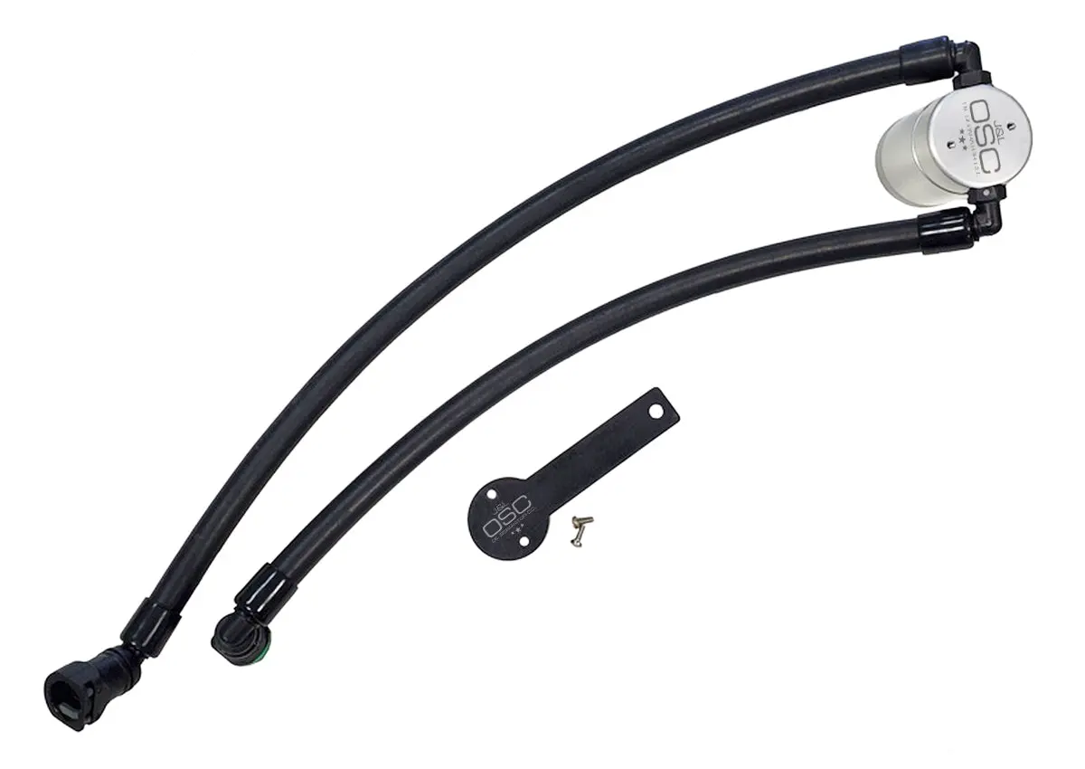 J&L Oil Separator 3.0 Passenger Side, Clear Anodized (2021-2023 Ram Trx 6.2L Sc) 1